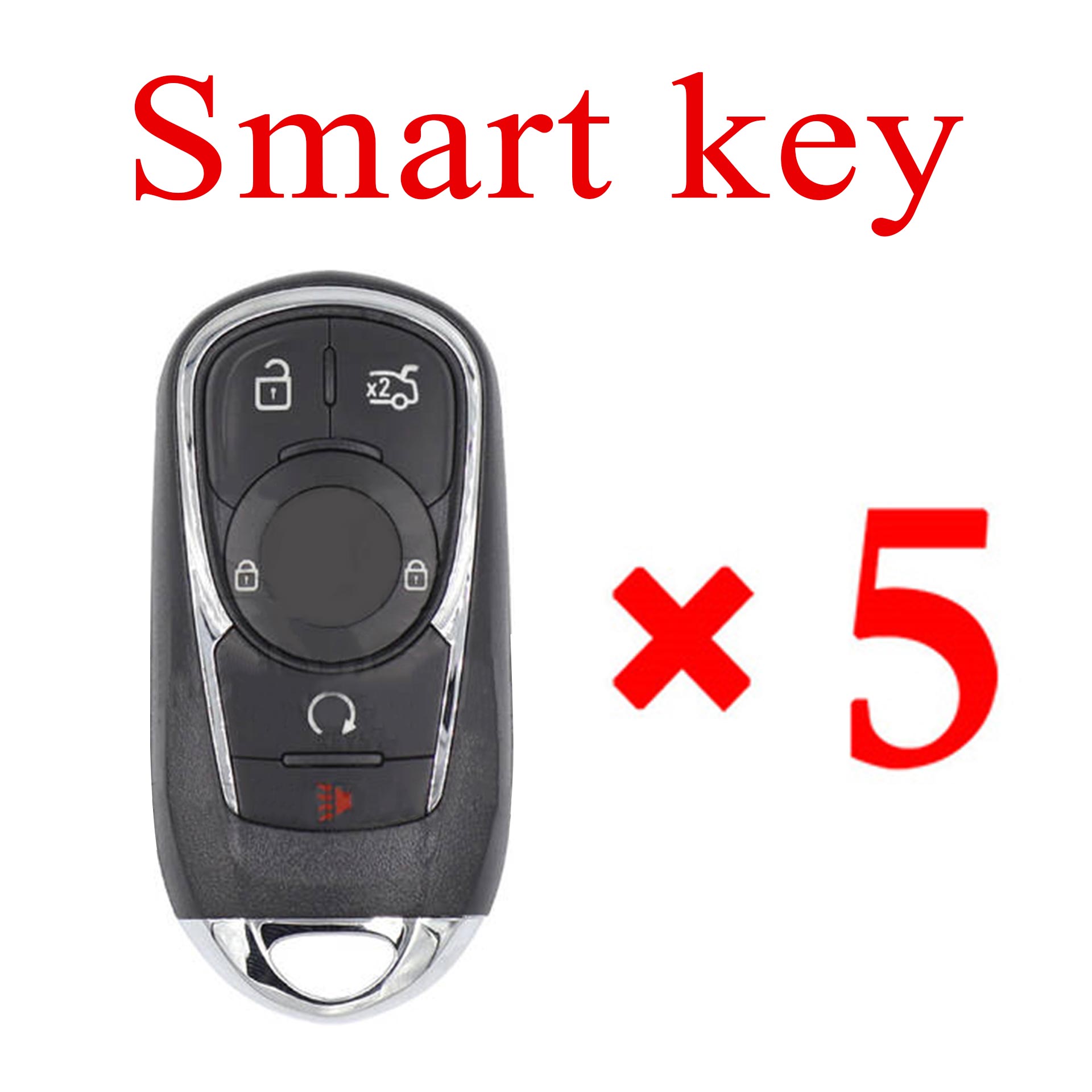 Autel IKEYOL005AL Universal Smart Remote Key 5 Buttons for Buick - Pack of 5