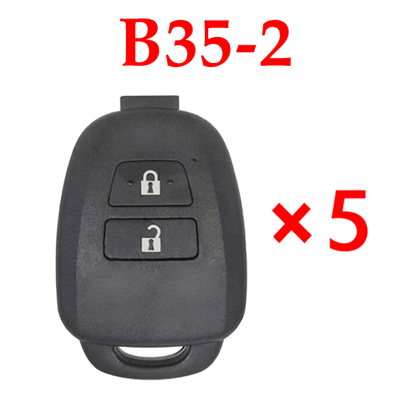 Keydiy KD Universal Remote Key B Series 2 Buttons Toyota Type B35-2 - 5 pcs