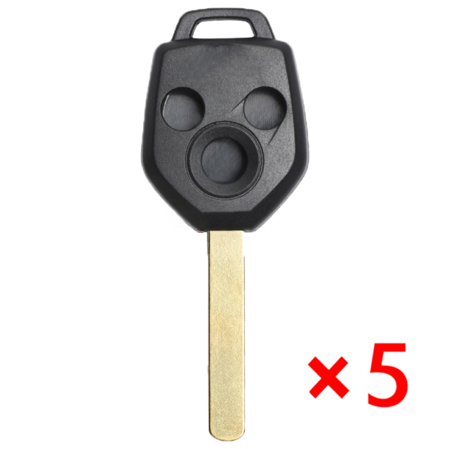 Remote Key Shell 3 Button for Subaru - pack of 5 