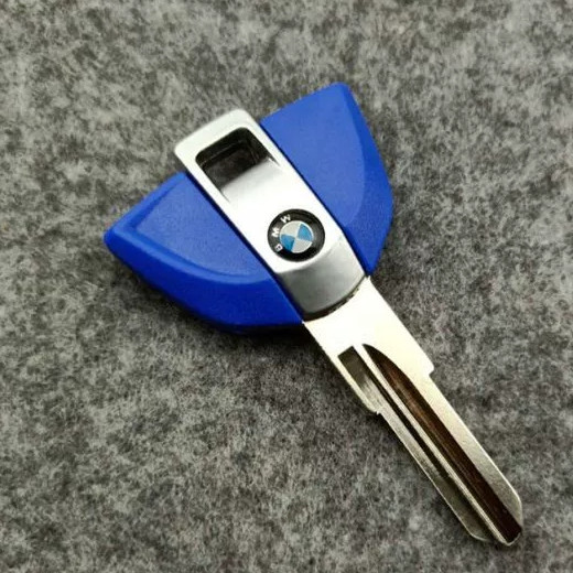 Transponder Key Shell for BMW C600 Sport C650GT Motorbike Blue Color  