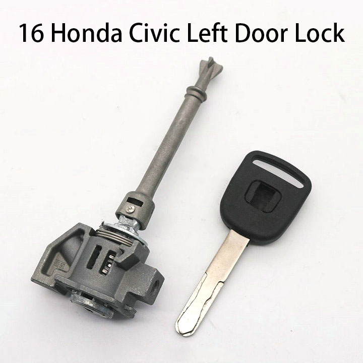 16 Honda Civic left door lock Civic car central control driving door lock cylinder car door replacement lock