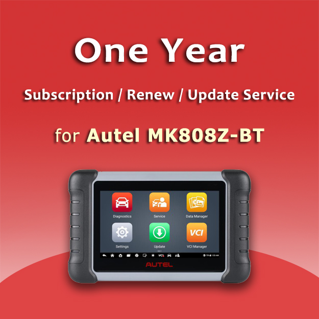 One Year Subscription for Autel MK808Z-BT