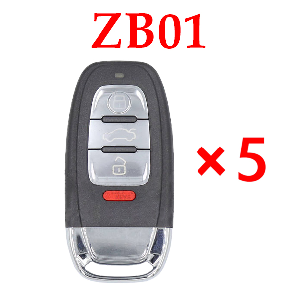 Keydiy KD Smart Remote Key Audi Type ZB01 - 5 pcs