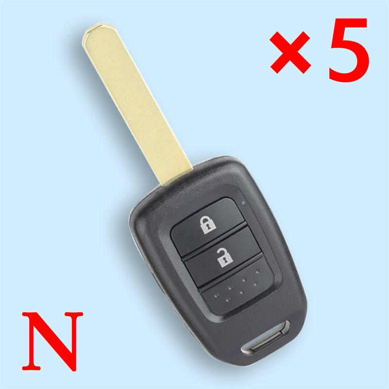Remote Key Shell 2 Buttons HON66 for Honda used in USA- pack of 5 