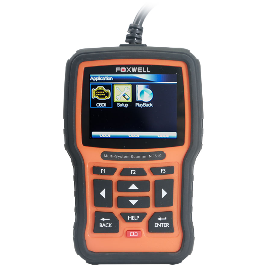 Foxwell NT510 Elite Multi-System Scanner with 1 Free Car Brand Software+OBD Service Reset Bi-Directional Active Test Code Reader Same as NT530