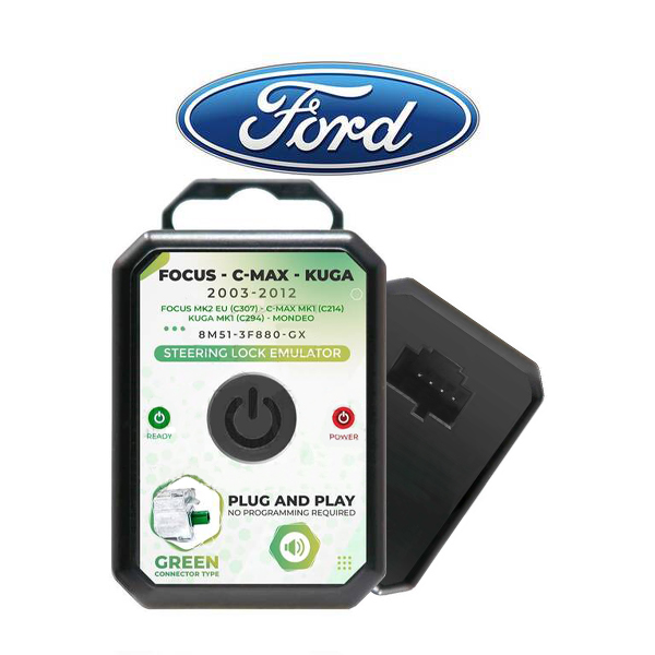 Ford Focus C-Max Kuga Mondeo Steering Lock Emulator Simulator With Lock Sound