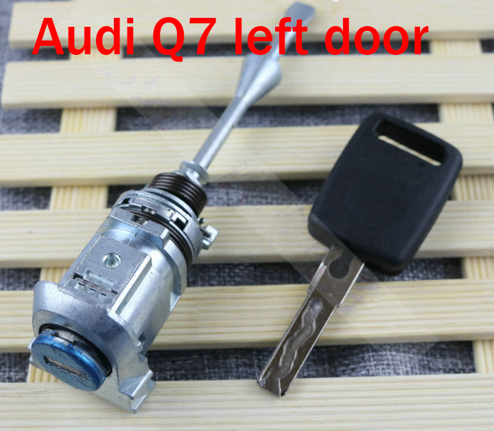 Audi Q7 door lock left front door lock driver's door lock cylinder with mechanical key Q7 main door lock car lock cylinder