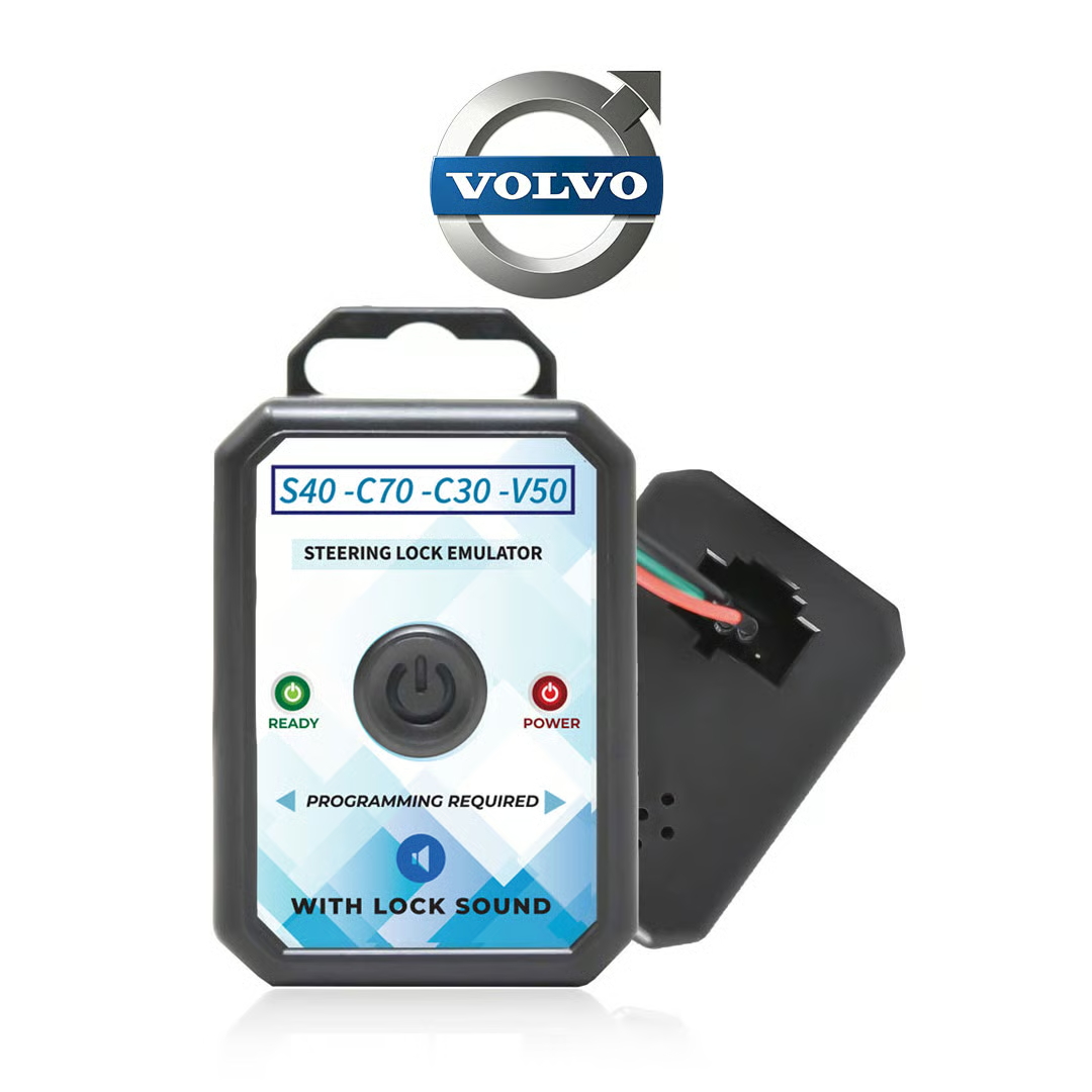 Volvo S40 C70 C30 V50 Steering Lock Emulator Simulator with Lock Sound