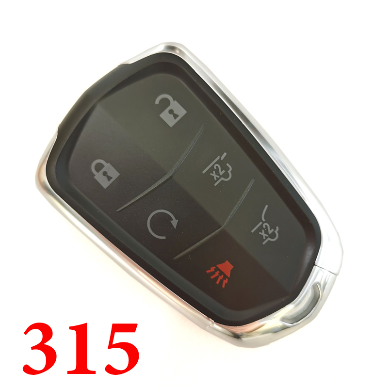 315 MHz 6 Buttons Smart Key for 2015-2019 Cadillac Escalade / / HYQ2AB / with Hatch 