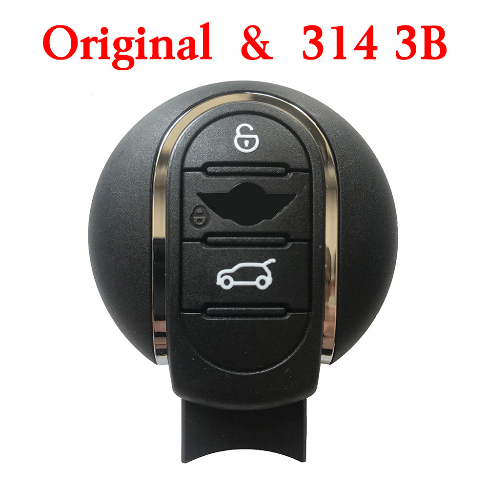 Original BMW MINI Smart Proximity Key - 314 MHz 3 Buttons ID49