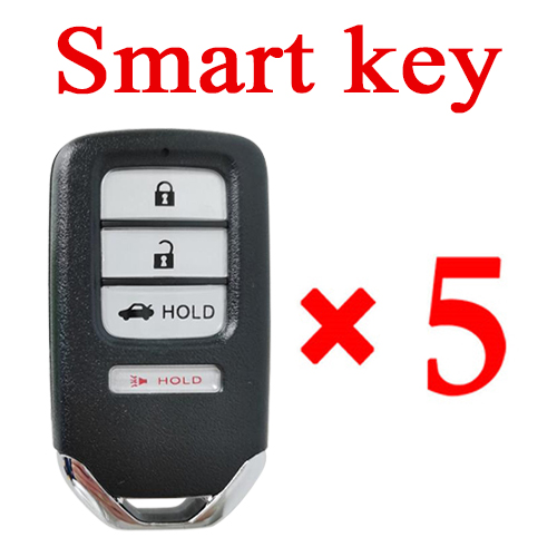Xhorse Universal Smart Key for Honda / XZBT43EN / with Shell  / Pack of 5