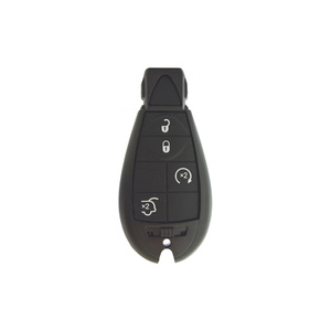 4 Buttons Remote Key Shell for Chrysler Jeep Dodge - Pack of 5