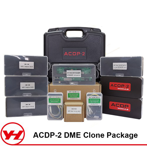 Yanhua ACDP-2 DME ECU Clone Package with Module 3 8 15 18 27 and 12 Interface Boards for BMW Mercedes Benz