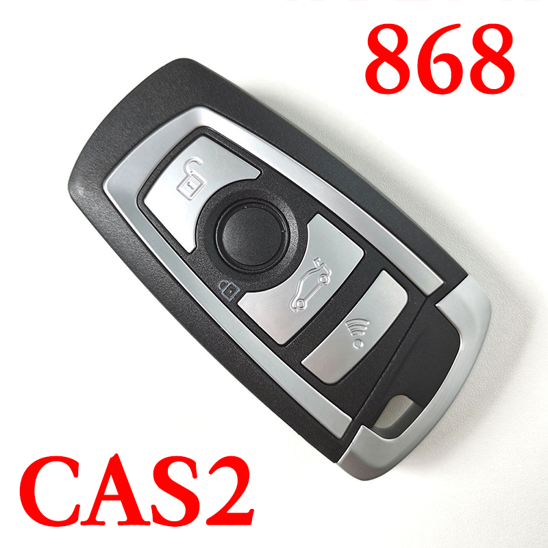 Modified Flip Remote Key for 2003 ~ 2011 BMW 1 3 5 6 X5 Series / CAS2 System / 868 MHz 4 Buttons