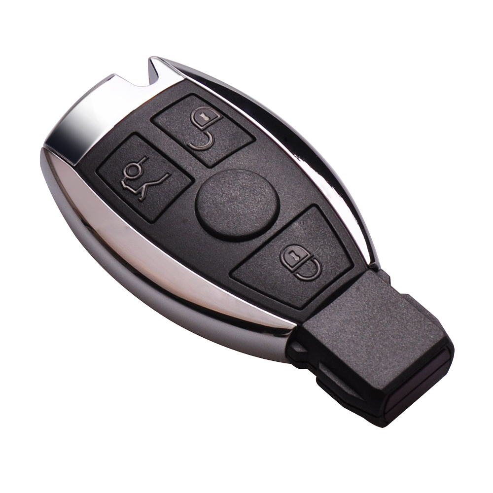 Silver NEC Smart Key BGA Remote Mercedes-Benz 3 Buttons 433MHz