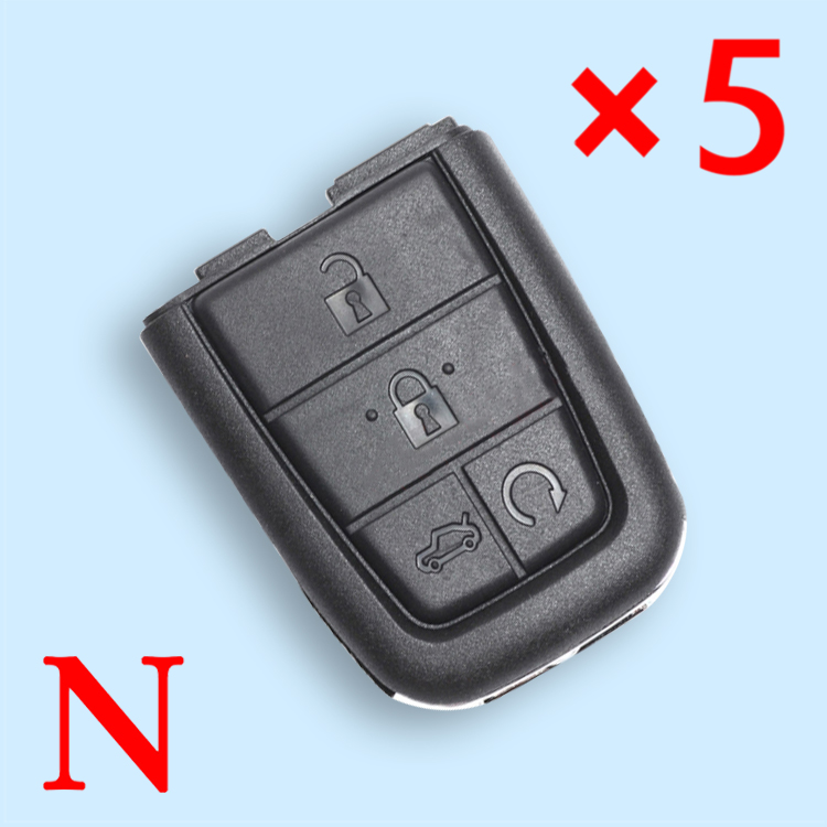 Remote Key Shell 5 Button for Pontiac G8 2008-2009 - pack of 5 
