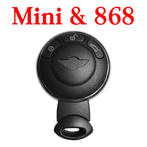 3 Buttons 868 Mhz Remote Key for Mini Cooper 