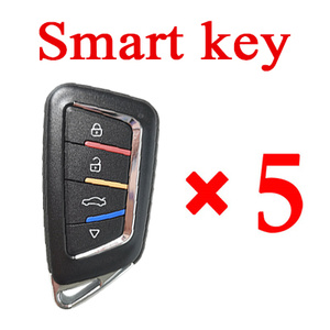 Xhorse VVDI Universal Smart Key - XSKF30EN - 4 Buttons Knife Style - Pack of 5
