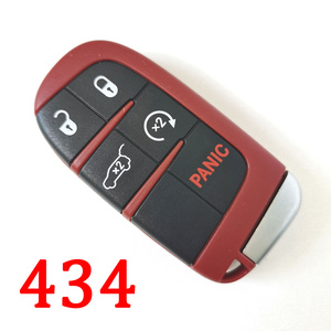 Original 5 Buttons 434 MHz Smart Proximity Key for 2014~2019 Jeep Grand Cherokee  Trackhawk - ID46 PCF7953