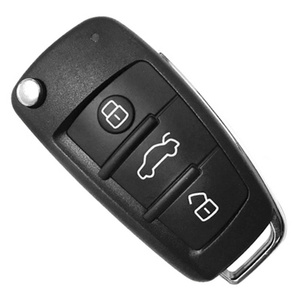 Flip Remote Key for Audi A6 Q7 - 8E Chip - 434 MHz - Changeable Frequency