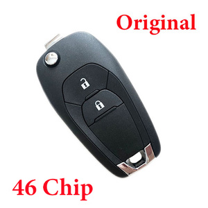 Original Remote Flip Key 2 Button 434mhz for Chevrolet Auto Car Key Fob Remote with 46 Chip