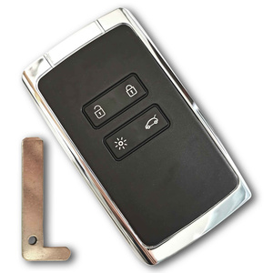  4 Buttons 433MHz Smart Key Card for Renault Megane 4 Talisman Kadjar Espace 5 - 4A Chip