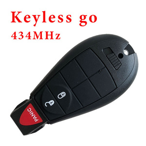 434 MHz 2+1 Buttons Smart Proximity Keyless Go Key for Chrysler / Dodge - with PCF7952 ID46 Chip