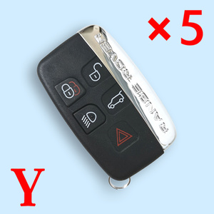 5 Buttons Smart Key Shell for Range Rover 2014