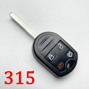 315 MHz 4 Buttons Remote Head Key for Ford Fiesta 2015-2019 - CWTWB1U793 ( with 4D63 80 Bit Chip)