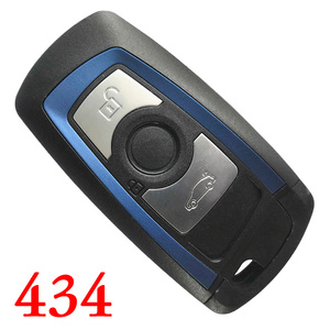 434 MHz Blue Color Smart Proximity Key for 2014 Up BMW 1 2 3 4 Series / FEM System / HUF5767