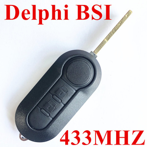2 Buttons 434 MHz  Flip Key For Fiat 500 / Dodge (Delphi BSI) 