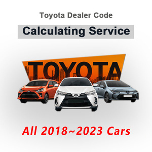 Toyota Dealer Code Calculating Service to for All Toyota Lexus 2018 ~ 2023 Cars