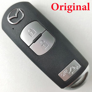 Original 3 Buttons 434 MHz Smart Proximity Key For Mazda SKE13E-01 - Thailand Version - ID49