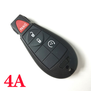 2014-2020 Jeep Cherokee / 4-Button Fobik / GQ4-53T (AFTERMARKET)  With 4A Chip