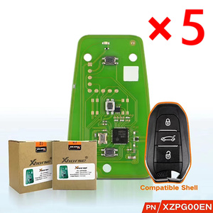 Xhorse XZPG00EN Smart Key PCB for Peugeot Citroen DS Models - Pack of 5