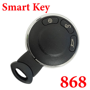 3 Buttons 868 MHz  Smart Keyless Proximity Key for Mini Cooper  - Without Logo