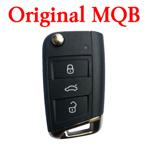 Original VW Golf 7 MQB Flip Remote Key - 434 MHz without Proximity - 5G6 959 752 AG