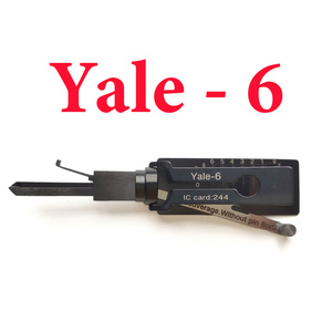 Original Lishi Yale-6 2-IN-1 Pick & Reader for Yale Door Locks ( 6 Pin )
