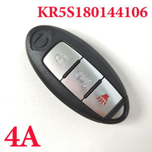 434 MHz 2+1 Buttons Smart Proximity Key for Nissan Rogue 2014-2017 - KR5S180144106 ( 4A Cihp )