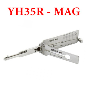 LISHI YH35R MAG 2 In 1 Auto and Decoder Lock Plug Reader Hand Tools Car Lock Pick Set for Yamaha Motorcycle