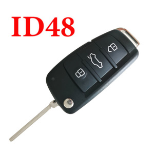 434 MHz Flip Smart Proximity Key for Audi A1 Q3 with 48 Chip Onboard  - 8X0 837 220D