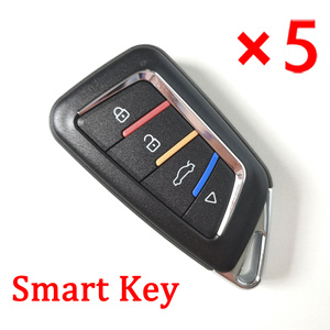 Xhorse - XSKF30EN - Knife Style / 4-Button Universal Smart Key for VVDI Key Tool - Pack of 5