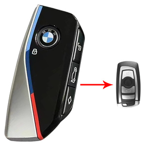 434 MHz Modified Smart Proximity Key for 2009~2013 BMW 5 6 7 X3 Series / Siler Color