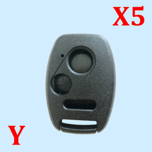 2+1 Buttons Car Key Case Shell Remote Fob Cover For HONDA Accord Civic CRV Pilot Fit Insight Ridgeline No Blade Case 5pcs