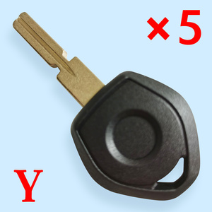 Transponder Key Shell for BMW - with HU58 Blade - Pack of 5