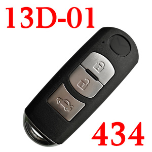 3 Buttons 433 MHz Smart Key for Mazda - SKE13D-01