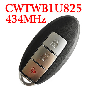 434 MHz 2+1 Buttons Smart Proximity Key for Nissan Cube Armada 2009-2018 - CWTWB1U825 / CWTWB1U773 - ID46