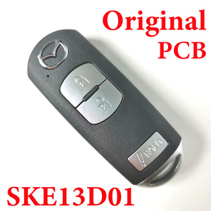 315 MHz 2+1 Buttons Smart Key for CX-3 CX-5 Speed 3 3 6 Miata 2014-2016 - SKE13D01 - with Original PCB - Mitsubishi System