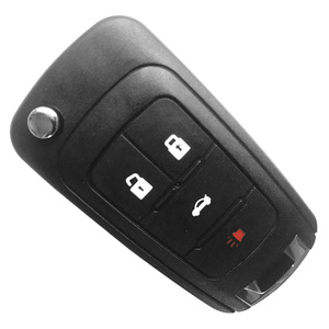 3+1 Buttons 434 MHz Flip Proximity Smart Key for Chevrolet - Keyless Go