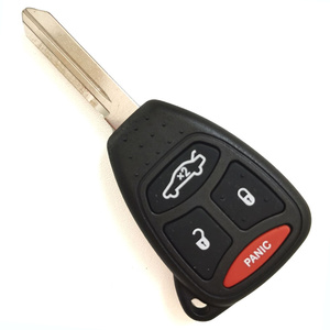 2005-2009 Chrysler Dodge Jeep / 4-Button Remote Head Key / PN: 05179512AA / KOBDT04A
